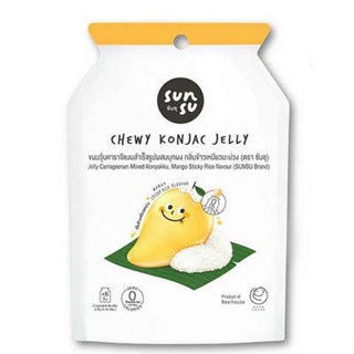Chewy Konjac Jelly -  Mango Sticky Rice